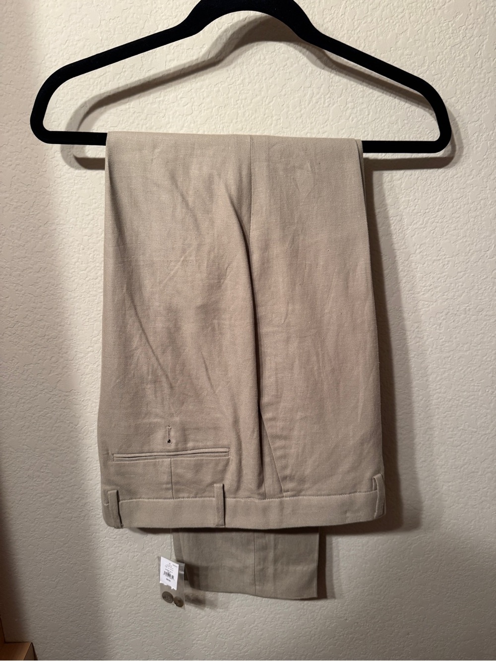 Banana Republic Linen Blend NEW Tailored Fit Khaki Dress Pants 33x34